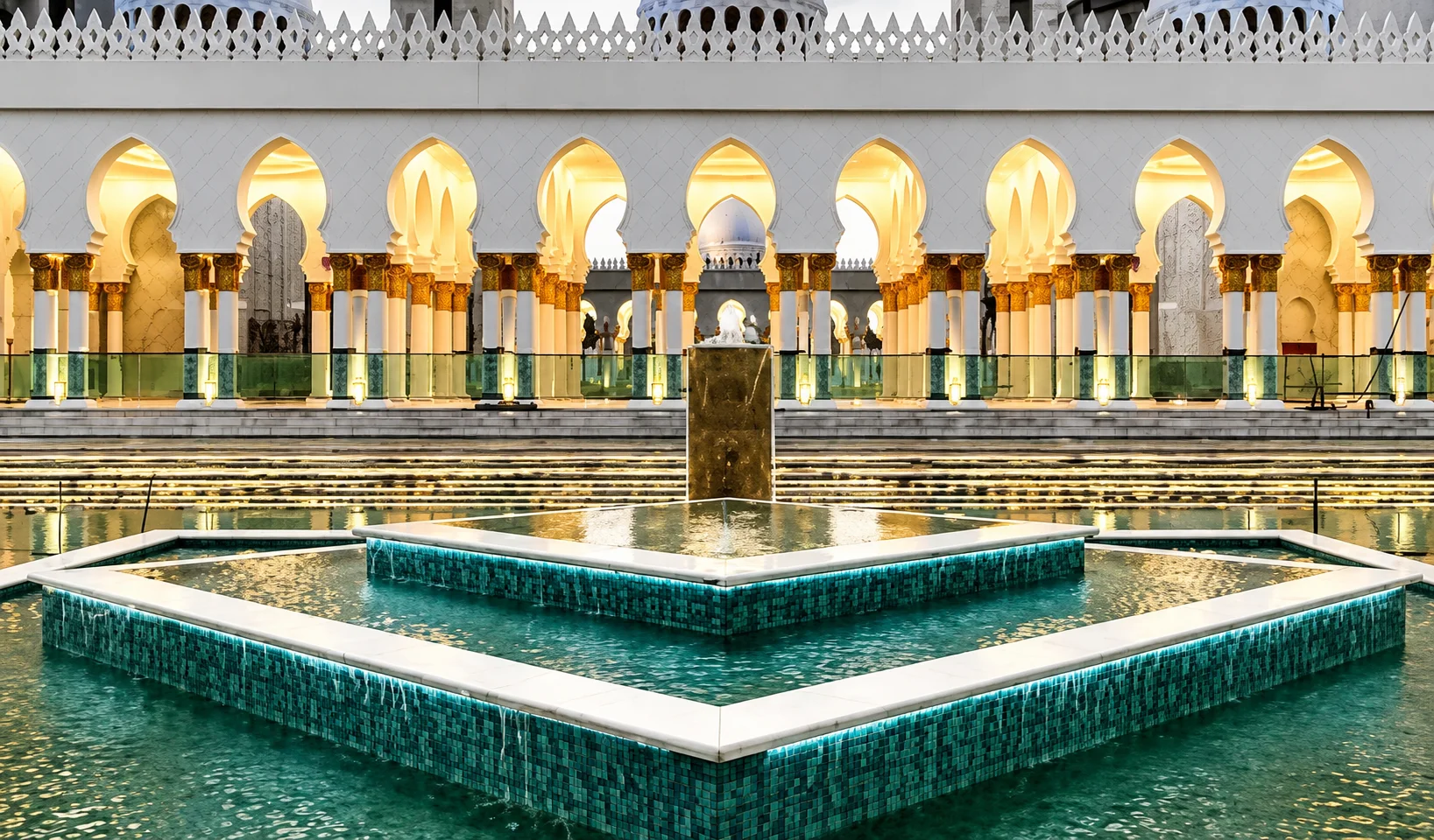 Decorative Water Fountain Sheikh Zayed Solo